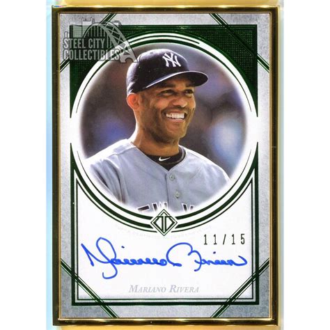 mariano rivera autographed baseball card